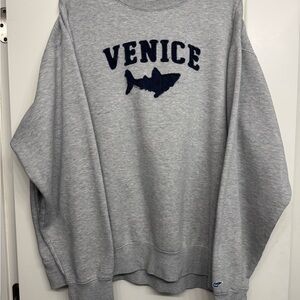 Gray Venice Shark Sweatshirt